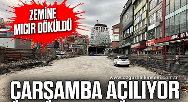 ÇARŞAMBA AÇILIYOR