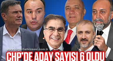 CHP'DE ADAY SAYISI 6 OLDU