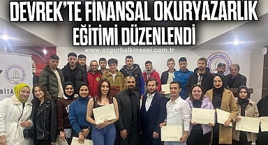 Devrek’te finansal okuryazarlık eğitimi düzenlendi