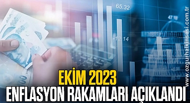 Ekim 2023 enflasyon rakamları açıklandı