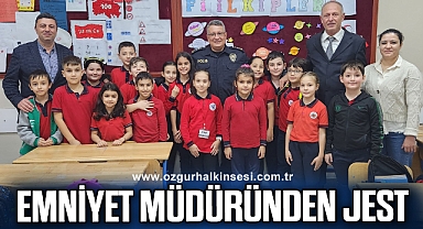 Emniyet Müdüründen jest