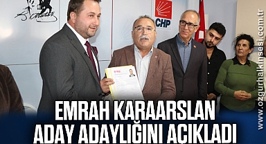 Emrah Karaarslan aday adaylığını açıkladı