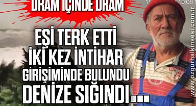 EŞİ TERK ETTİ…İKİ KEZ İNTİHAR GİRİŞİMİNDE BULUNDU…DENİZE SIĞINDI…