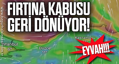 FIRTINA KABUSU GERİ DÖNÜYOR!