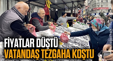Fiyatlar düştü, vatandaş yoğun ilgi gösterdi