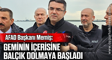 “Geminin içerisine balçık dolmaya başladı”