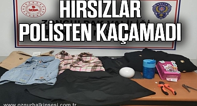 HIRSIZLAR POLİSTEN KAÇAMADI