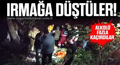 Irmağa düştüler!