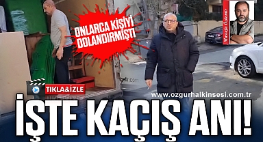 İşte Fatih Yiğit'in kaçış anı!