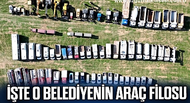 İşte O Belediyenin Araç Filosu