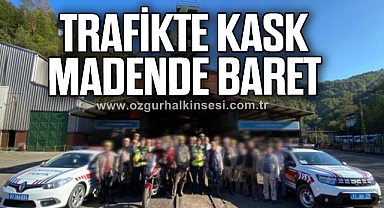Jandarma madencileri bilgilendi