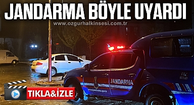 Jandarmadan etkili yağış öncesi uyarı