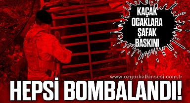 JANDARMADAN KAÇAK OCAKLARA ŞAFAK BASKINI