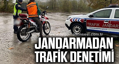 Jandarmadan trafik denetimi