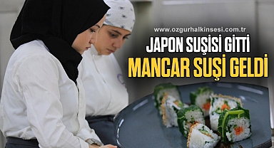 Japon suşisi gitti, mancar suşi geldi