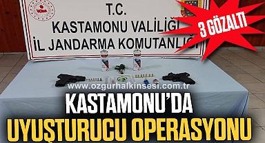 Kastamonu’da uyuşturucu operasyonu