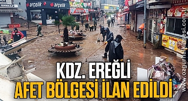 Kdz. Ereğli afet bölgesi ilan edildi