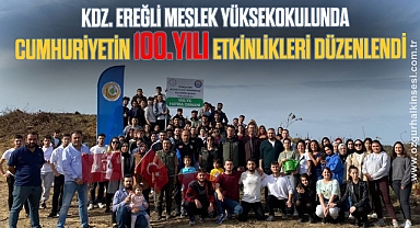 Kdz.Ereğli Meslek Yüksekokulunda Cumhuriyetin 100. Yılı Etkinlikleri Düzenlendi