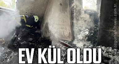 Kozlu'da köyde yangın çıktı