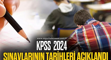KPSS Ortaöğretim 2024 sınav tarihi belli oldu!
