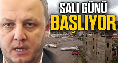 Lavuar Alanı'nda çalışmalar başlıyor