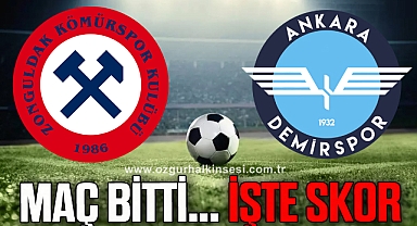MAÇ SONA ERDİ