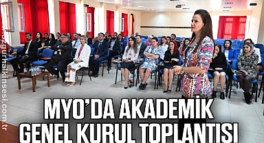 MYO’da Akademik Genel Kurul Toplantısı