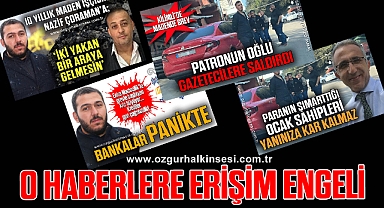 O HABERLERE ERİŞİM ENGELİ
