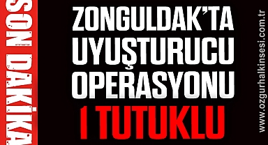 Polisten uyuşturucu operasyonu: 1 tutuklu