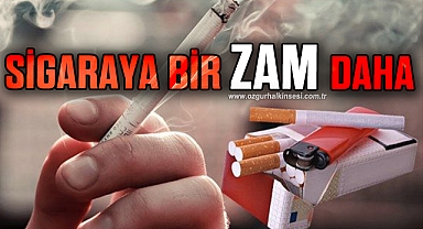 SİGARAYA BİR ZAM DAHA