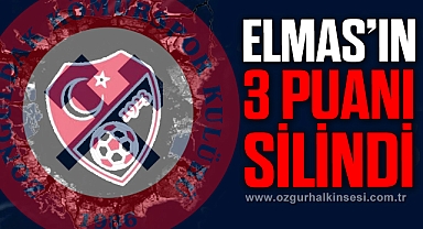Elmas'a puan silme cezası!