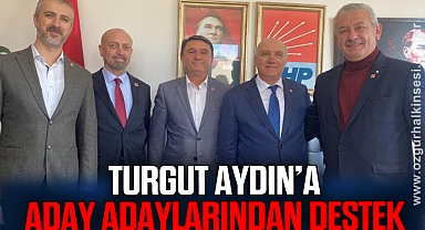 TURGUT AYDIN’A ADAY ADAYLARINDAN DESTEK