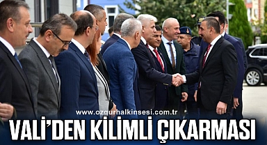 Vali, Kilimli’de incelemelerde bulundu