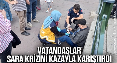 Vatandaşlar sara krizini kazayla karıştırdı