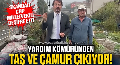 YARDIM KÖMÜRÜNDEN TAŞ VE ÇAMUR ÇIKIYOR