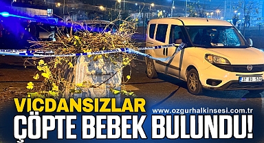 Yeni doğmuş bebeği çöp konteynerinde bulundu