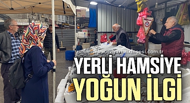 Yerli hamsiye yoğun ilgi