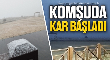 Yükseklerde kar yağışı başladı