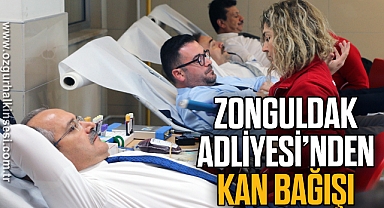 Zonguldak Adliyesi’nde kan bağışı etkinliği düzenlendi