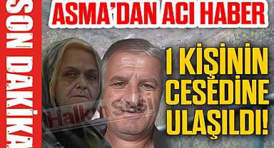 1 kişinin cesedine ulaşıldı
