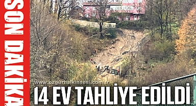 14 Ev Tahliye Edildi