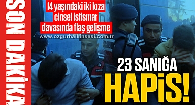 23 sanığa hapis cezası
