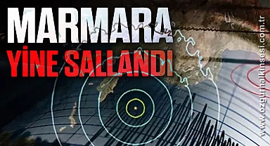 4.1 BÜYÜKLÜĞÜNDE DEPREM!