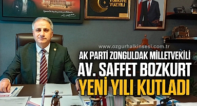 AK PARTİ ZONGULDAK MİLLETVEKİLİ AV. SAFFET BOZKURT YENİ YILI KUTLADI