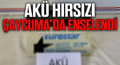 AKÜ HIRSIZI ENSELENDİ