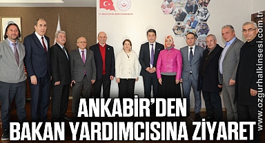 ANKABİR'DEN BAKAN YARDIMCINA ZİYARET