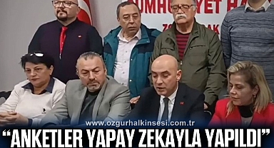 “ANKETLER YAPAY ZEKAYLA YAPILDI”