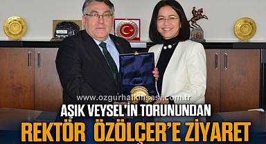 Aşık Veysel'in torunundan Özölçer’e ziyaret