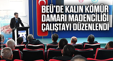 BEÜ’de Kalın Kömür Damarı Madenciliği çalıştayı düzenlendi