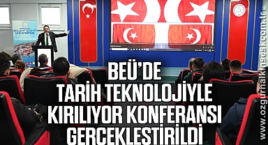BEÜ’de Tarih Teknolojiyle Kırılıyor Konferansı gerçekleştirildi